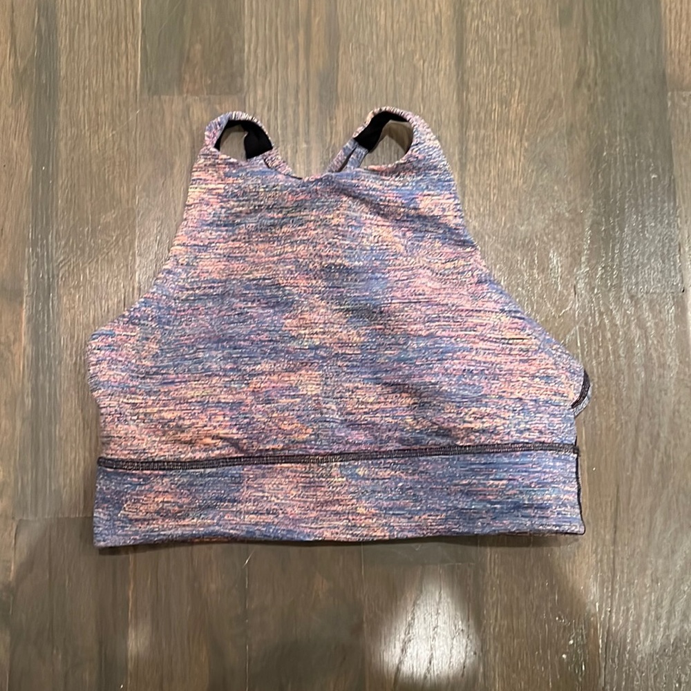 Colorful lululemon sports bra